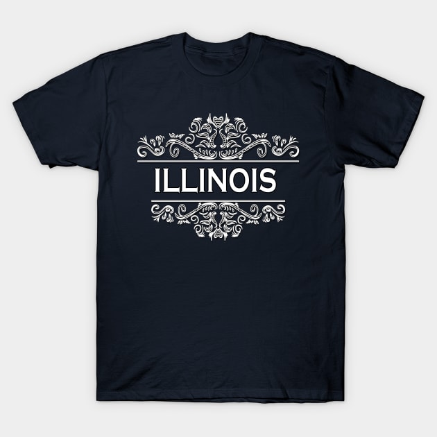 Illinois State T-Shirt by Hastag Pos